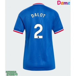 Manchester United Diogo Dalot #2 Replika Udebanetrøje Dame 2026-27 Kortærmet